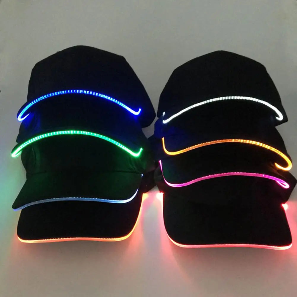 ShineCaps Fashion LED Baseball Cap – Perfect for Parties, Running, and Active Fun!