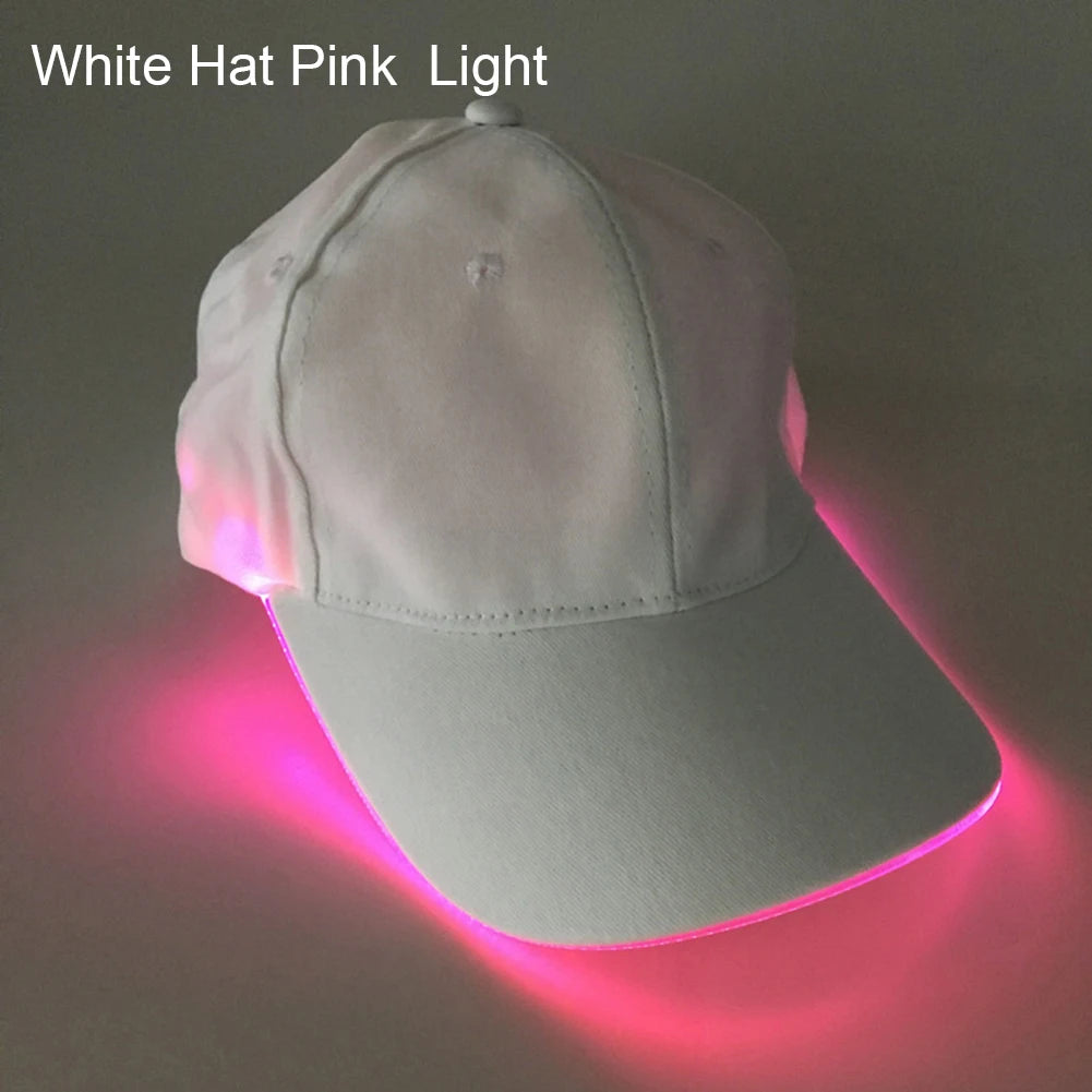 ShineCaps Fashion LED Baseball Cap – Perfect for Parties, Running, and Active Fun!