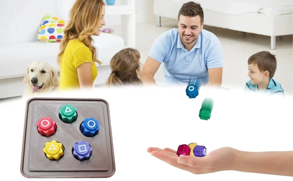 Korean Gonggi Dice Pebble Set – Traditional Hand-Eye Coordination Training Game