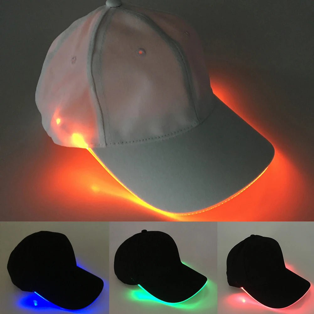 ShineCaps Fashion LED Baseball Cap – Perfect for Parties, Running, and Active Fun!