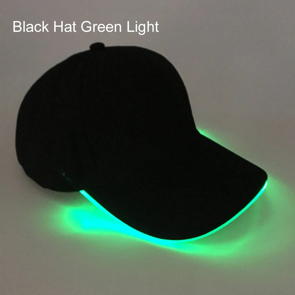 ShineCaps Fashion LED Baseball Cap – Perfect for Parties, Running, and Active Fun!