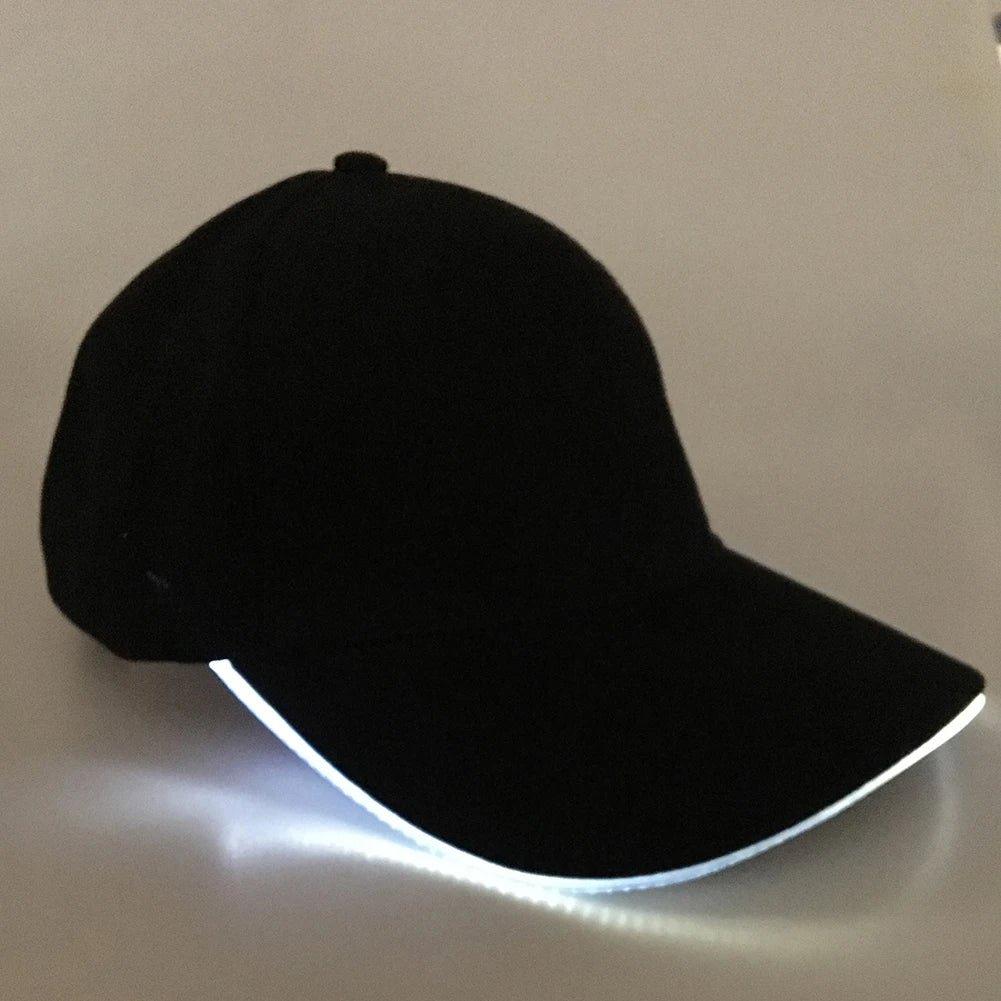 ShineCaps Fashion LED Baseball Cap – Perfect for Parties, Running, and Active Fun!