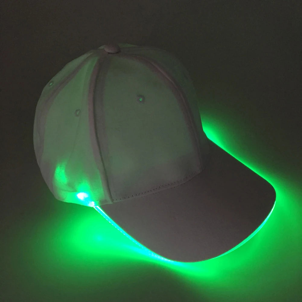 ShineCaps Fashion LED Baseball Cap – Perfect for Parties, Running, and Active Fun!