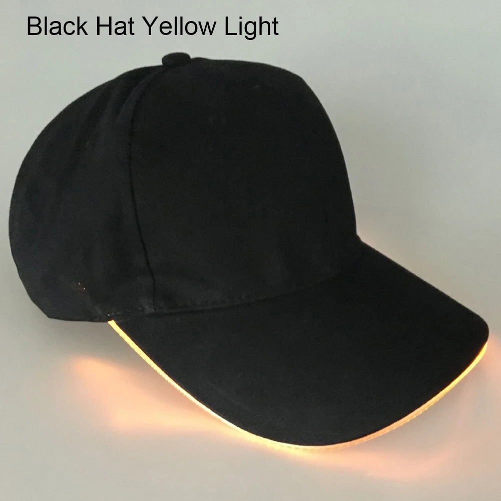 ShineCaps Fashion LED Baseball Cap – Perfect for Parties, Running, and Active Fun!