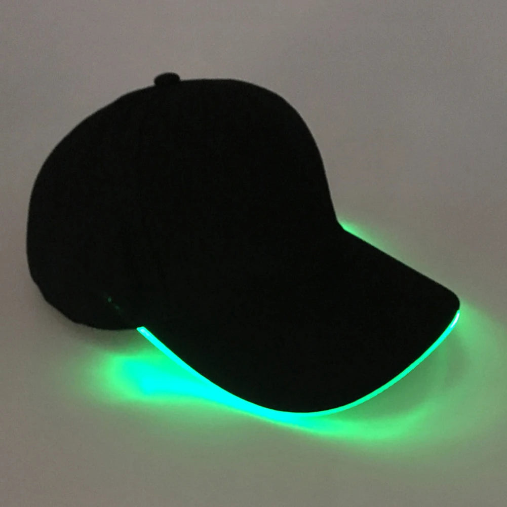 ShineCaps Fashion LED Baseball Cap – Perfect for Parties, Running, and Active Fun!