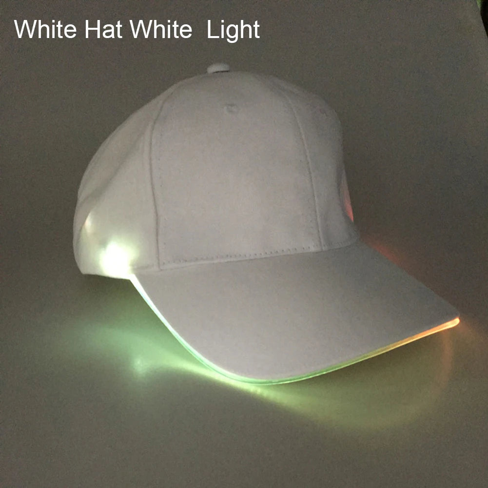 ShineCaps Fashion LED Baseball Cap – Perfect for Parties, Running, and Active Fun!