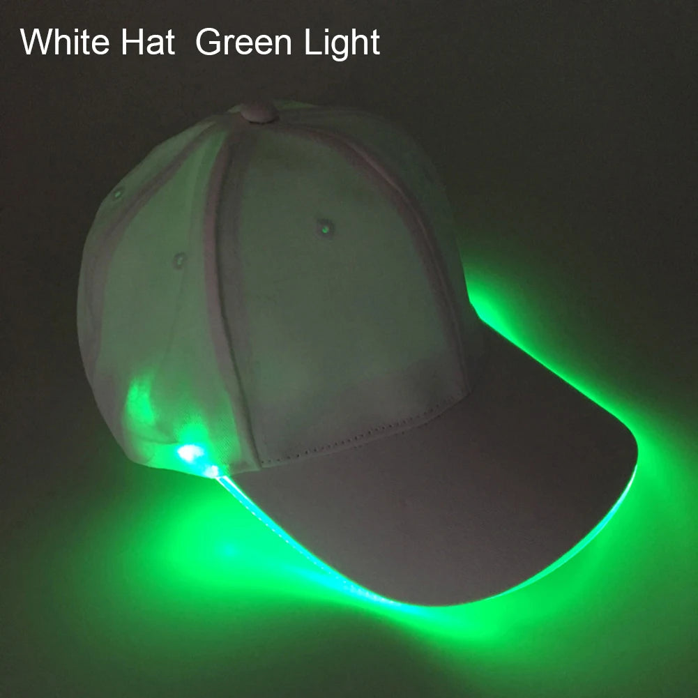 ShineCaps Fashion LED Baseball Cap – Perfect for Parties, Running, and Active Fun!