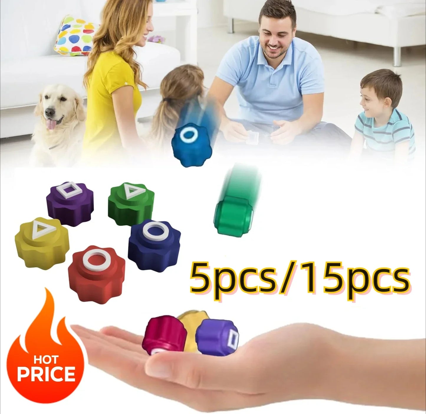 Korean Gonggi Dice Pebble Set – Traditional Hand-Eye Coordination Training Game