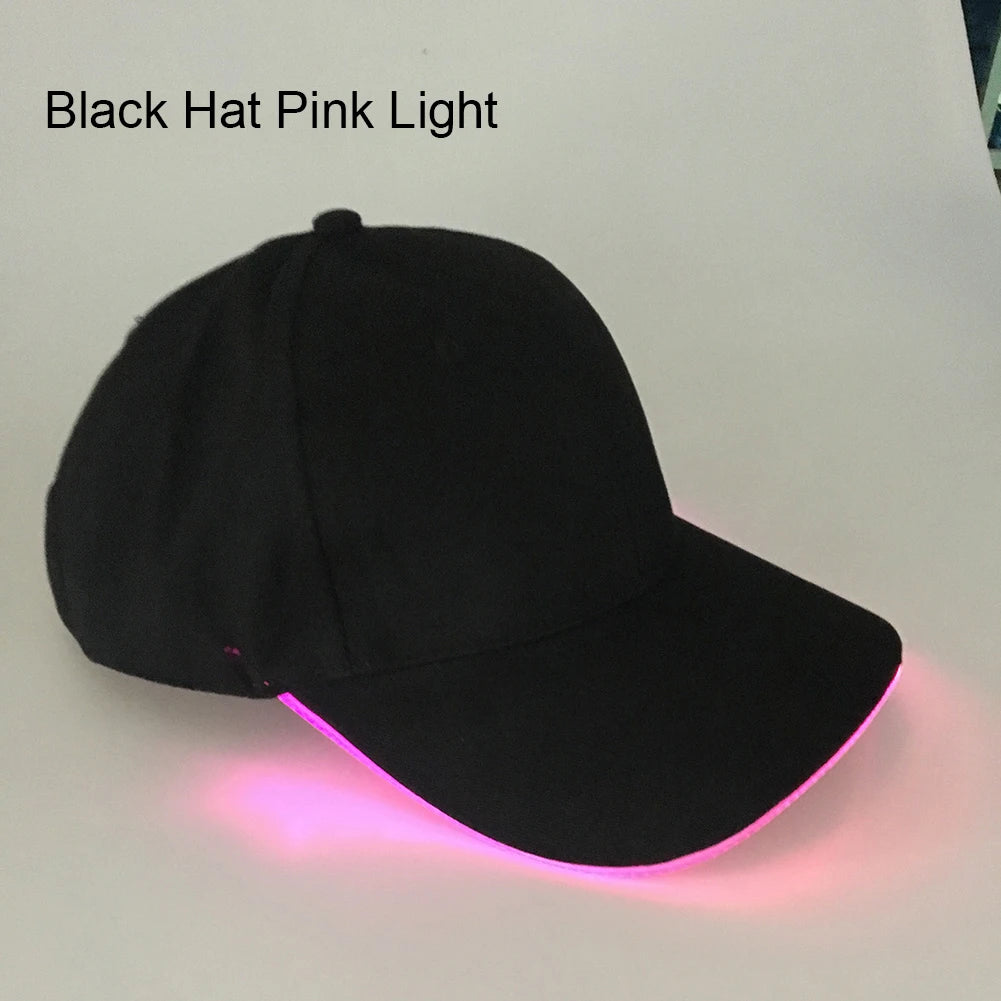 ShineCaps Fashion LED Baseball Cap – Perfect for Parties, Running, and Active Fun!